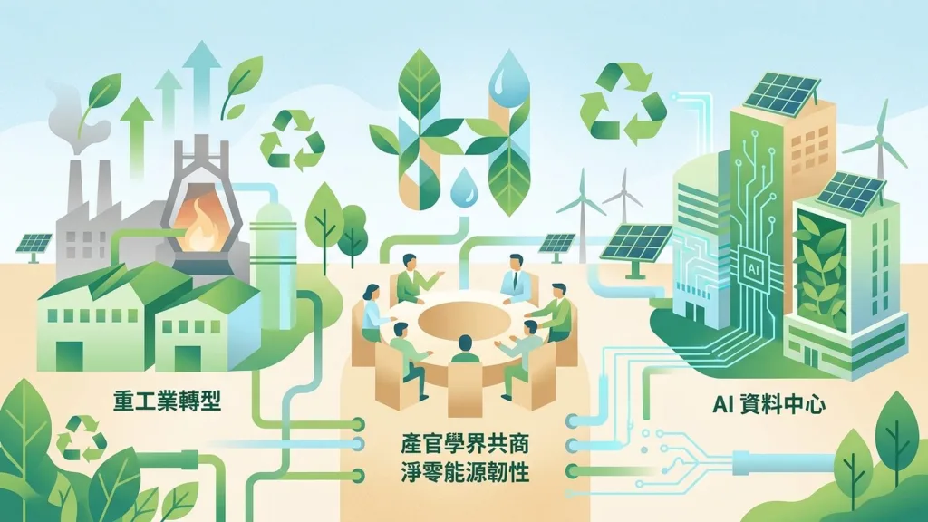 氫能論壇聚焦AI資料中心與重工業轉型 產官學界共商淨零能源韌性